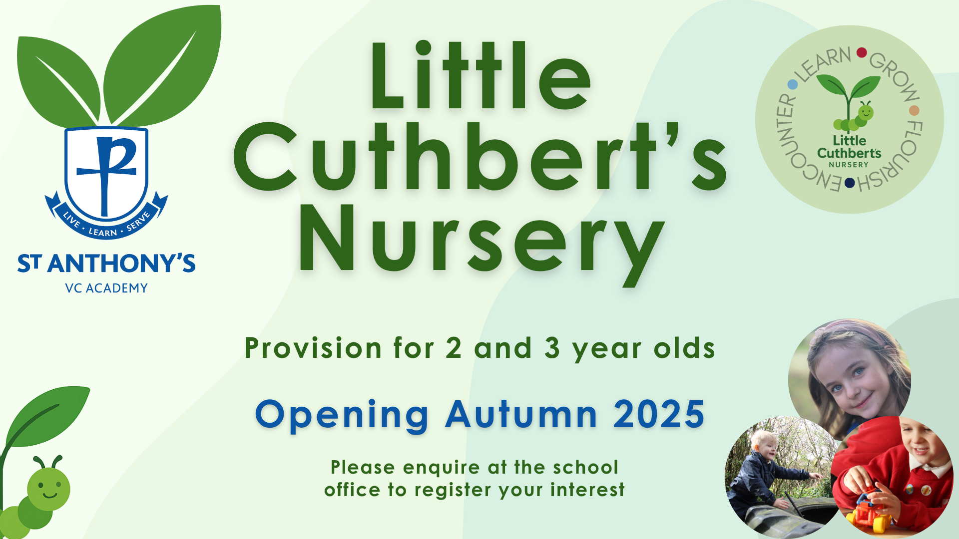 Little Cuthberts website or screen image STA